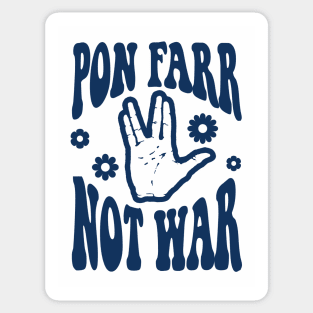 STAR TREK - Pon Farr Not War '60s style - Tie dye 2.0 Sticker